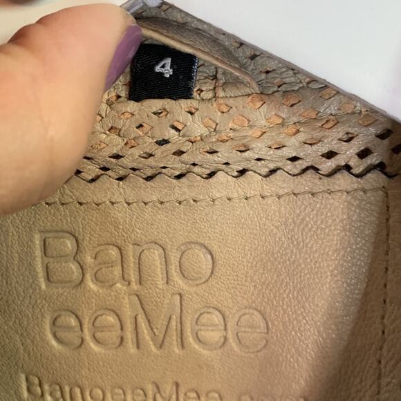 Bano eeMee Women’s Leather Tan Canadian Made Mesh Moto Jacket Size 4 - Picture 3 of 10